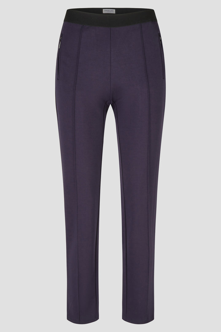 Barbara Lebek Navy Pull-On Trousers 15545062