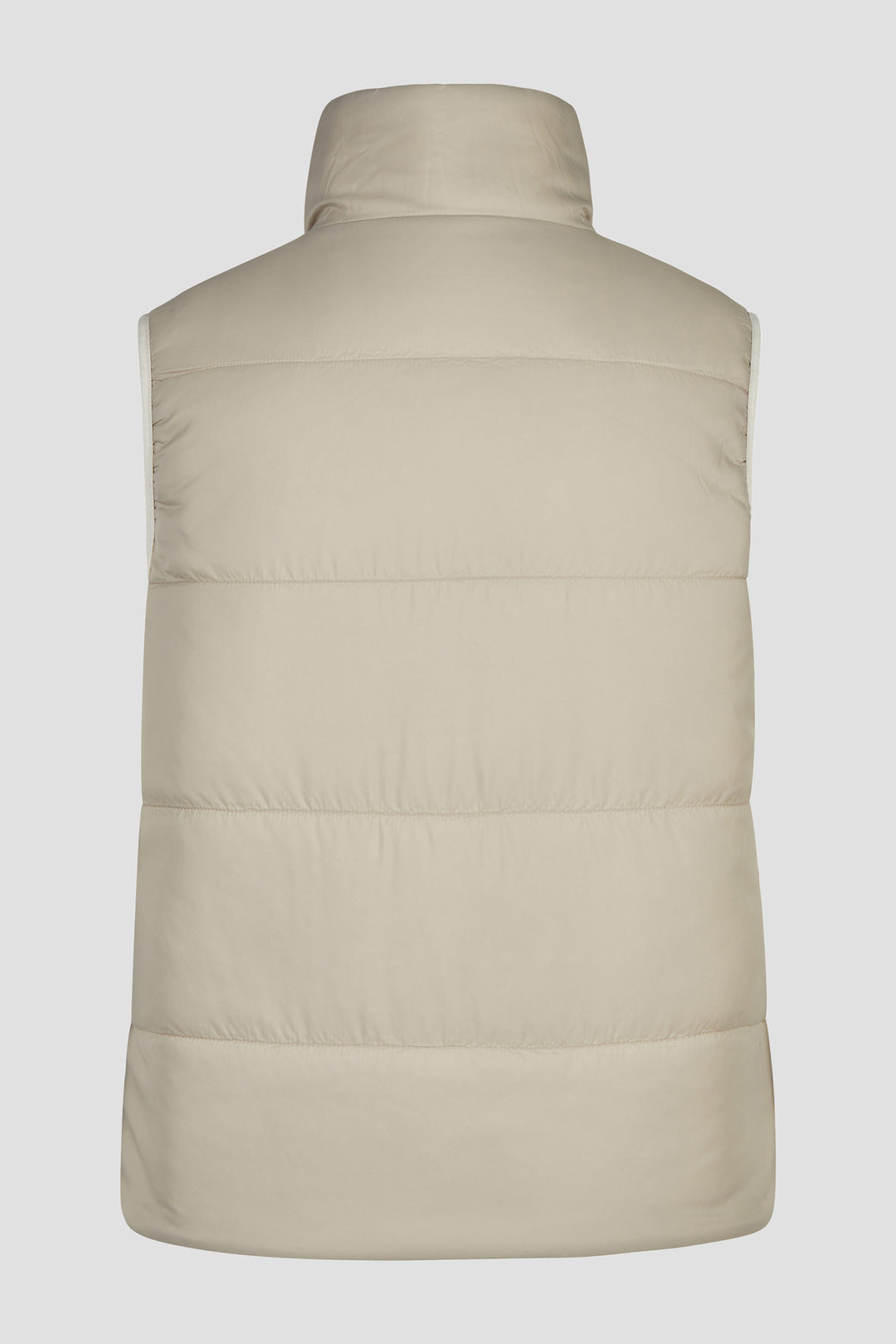 Barbara Lebek Panna Cotta Cream Cable Knit Reversible Gilet 15822062