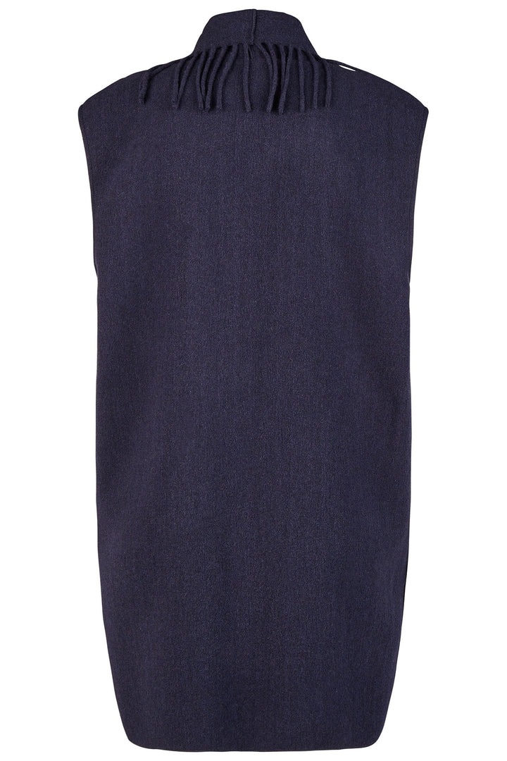 Barbara Lebek Therma 6 Long Gilet Navy 17760042 870 - Shirley Allum Boutique