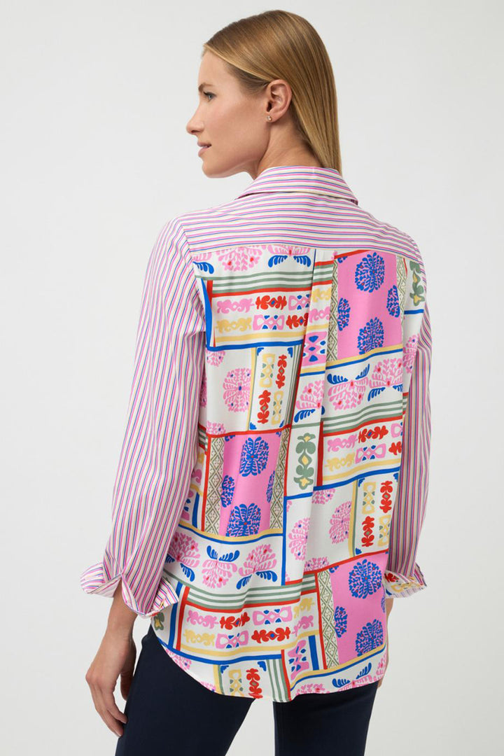 Bariloche Shirt Lorica Rose Pink Stripe - Shirley Allum Boutique