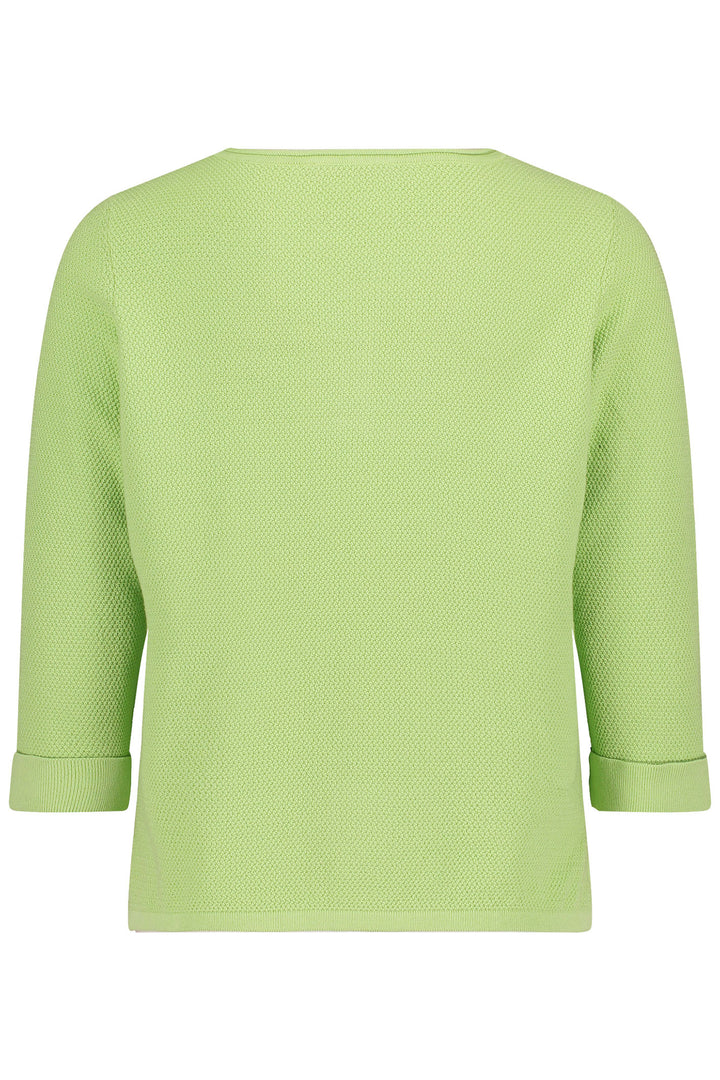 Betty Barclay Jumper Green Wide Neck 5233 1129 5338 - Shirley Allum Boutique