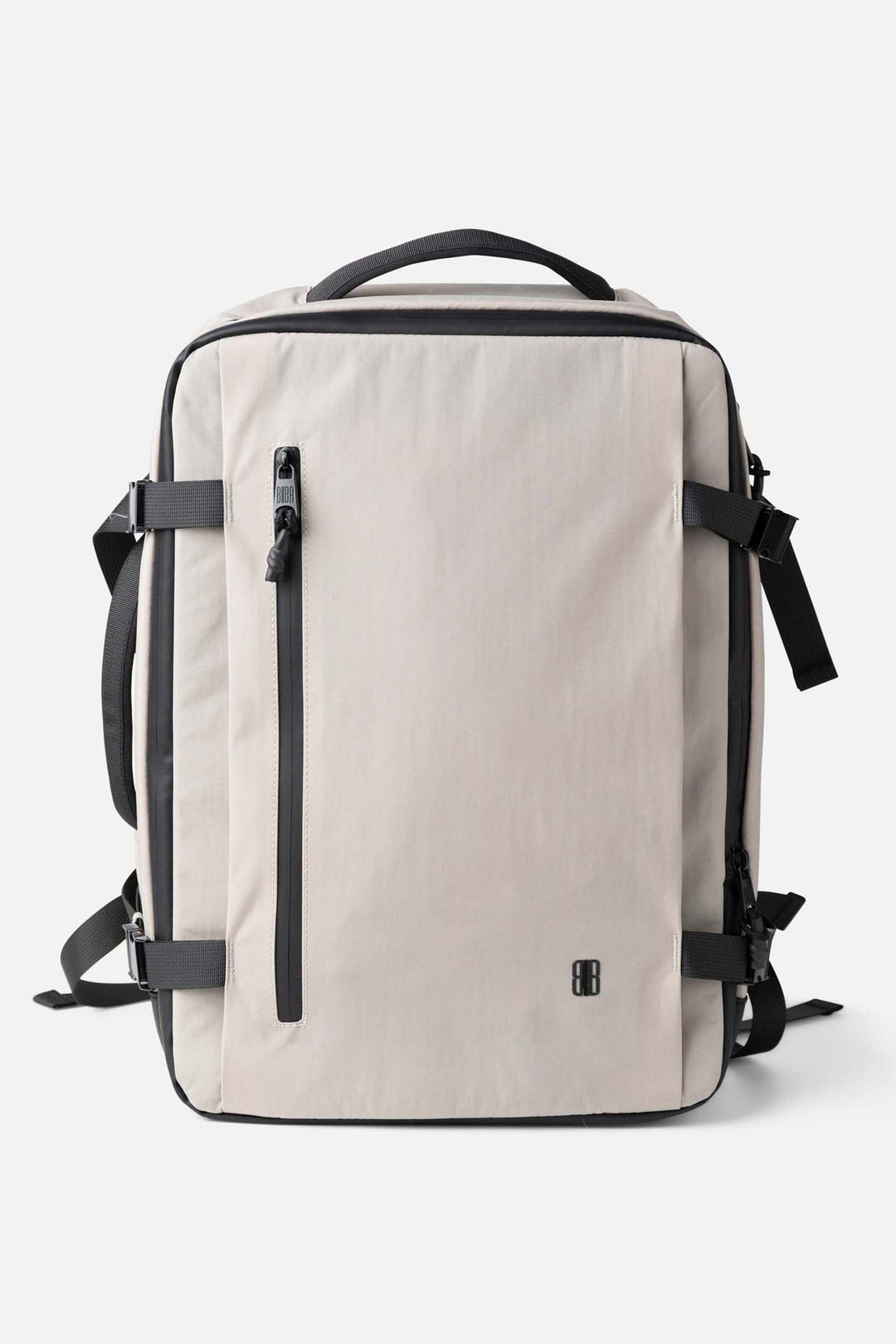 Biba Hanoi Taupe Beige Travel Backpack HAN2T, front view