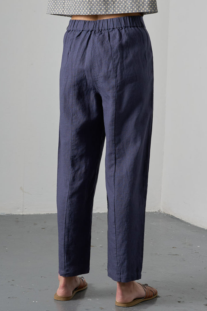 Bibico BS26WP007 Lorren Navy Linen Trousers