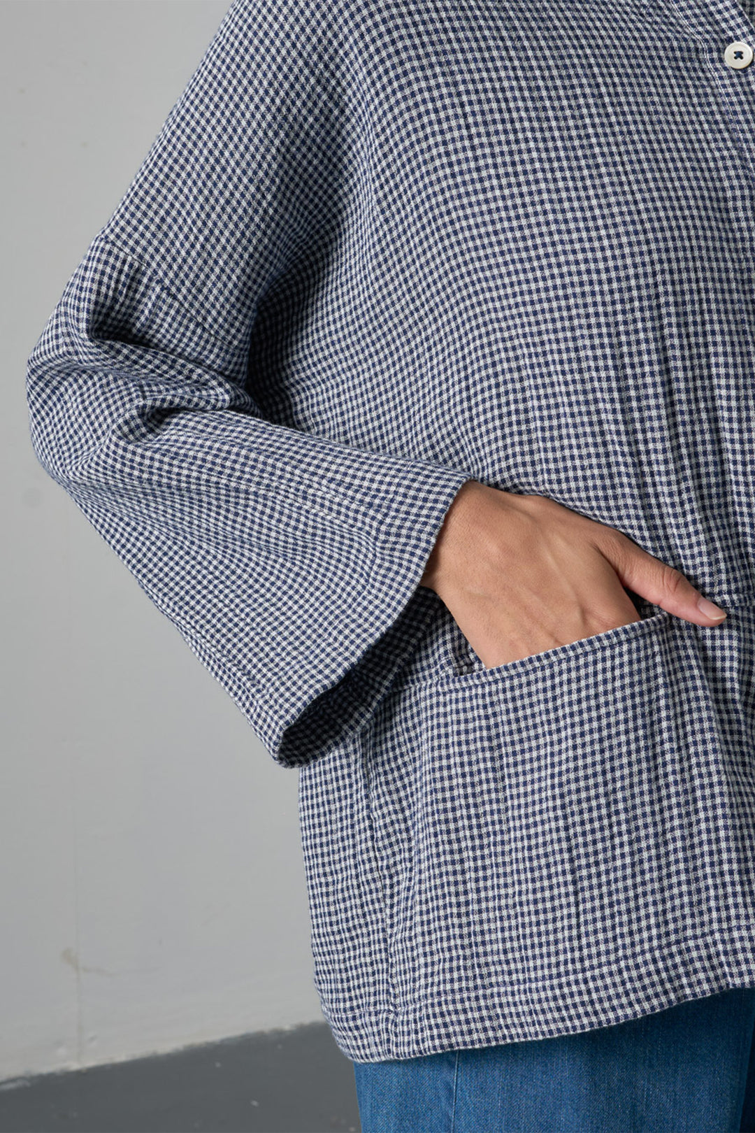 Bibico BS26WT001 Anya Relaxed Blue Denim Blouse