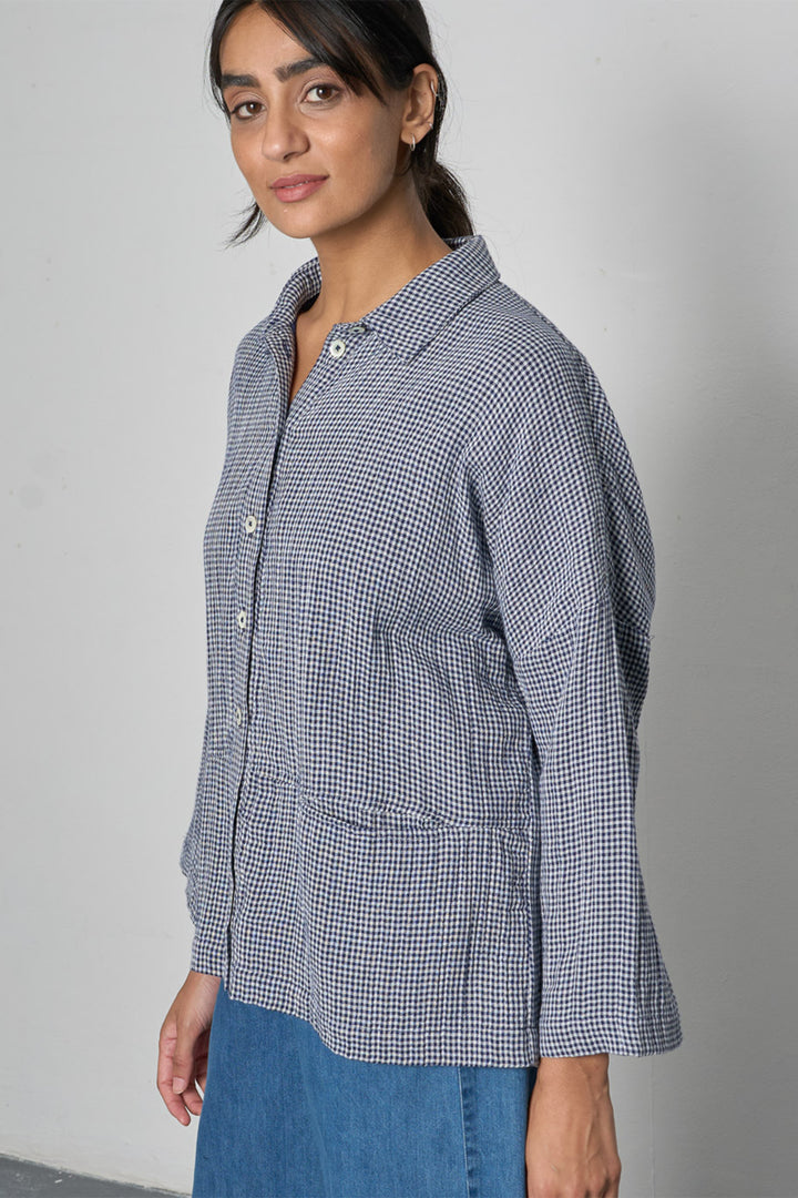Bibico BS26WT001 Anya Relaxed Blue Denim Blouse