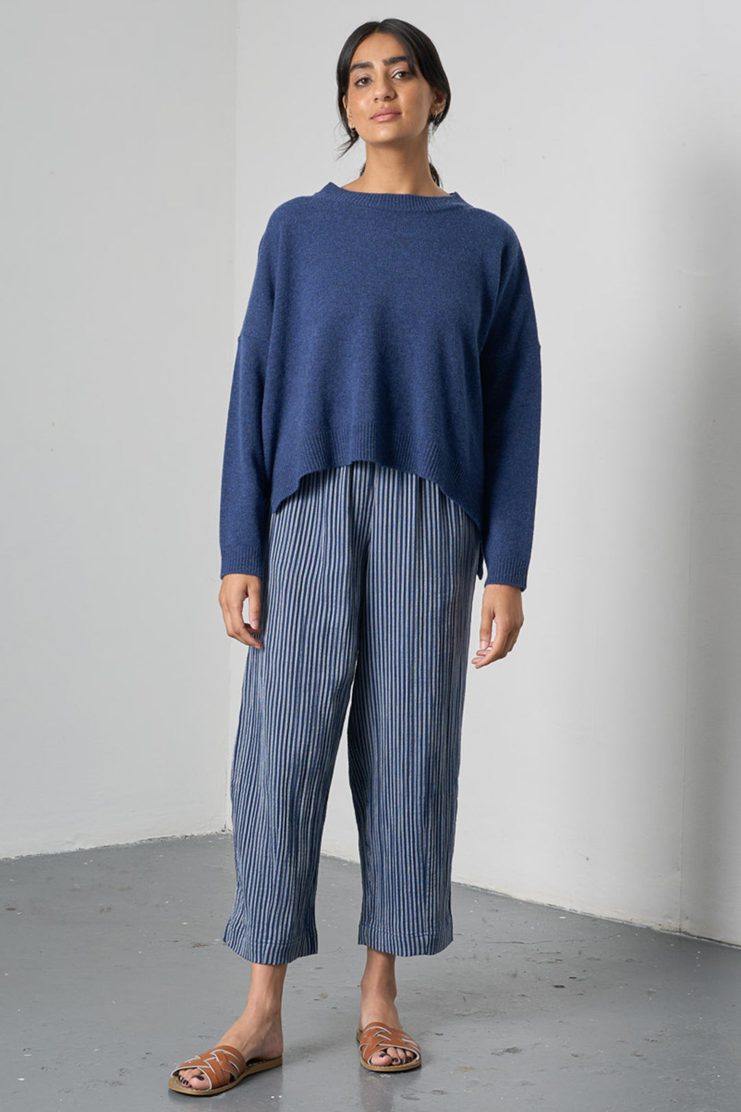 Bibico Layla Navy Merino Wool Jumper BS26KT007