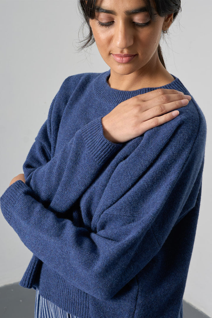 Bibico Layla Navy Merino Wool Jumper BS26KT007