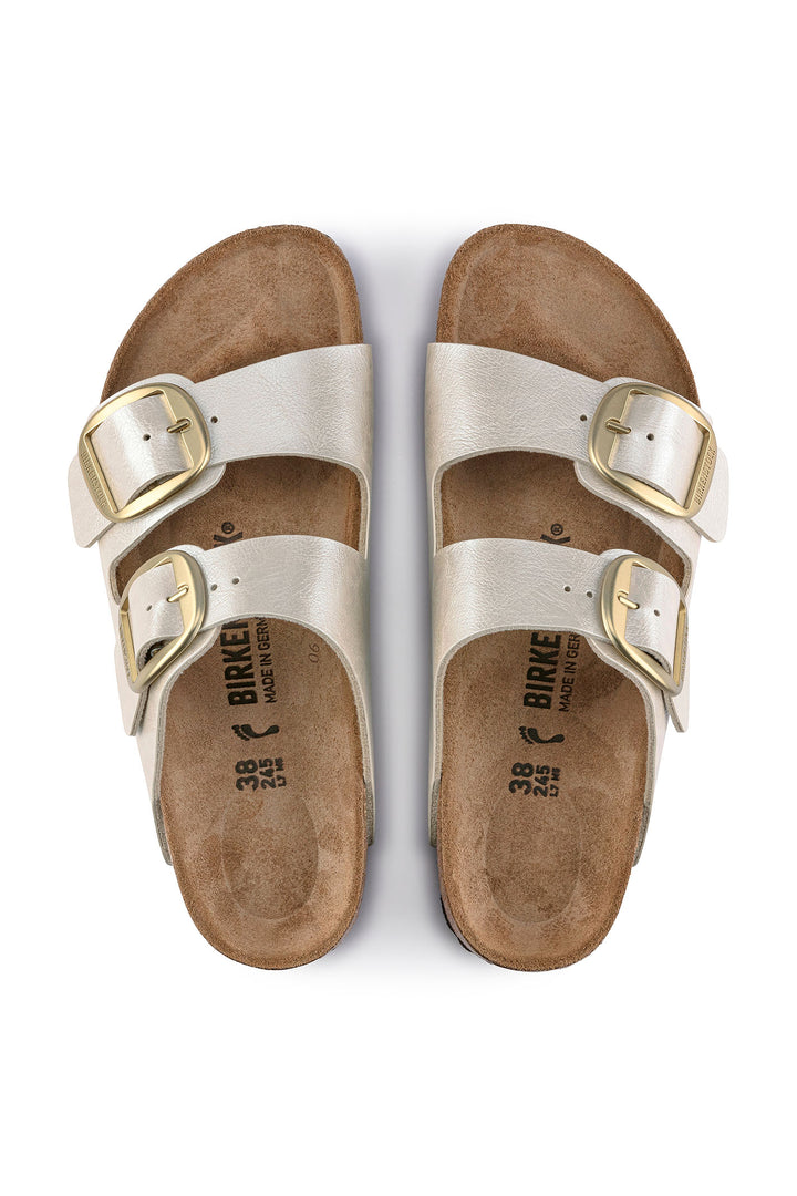Birkenstock Arizona 1020021 Big Buckle Graceful Pearl White Narrow Fit Sandal - Shirley Allum Boutique