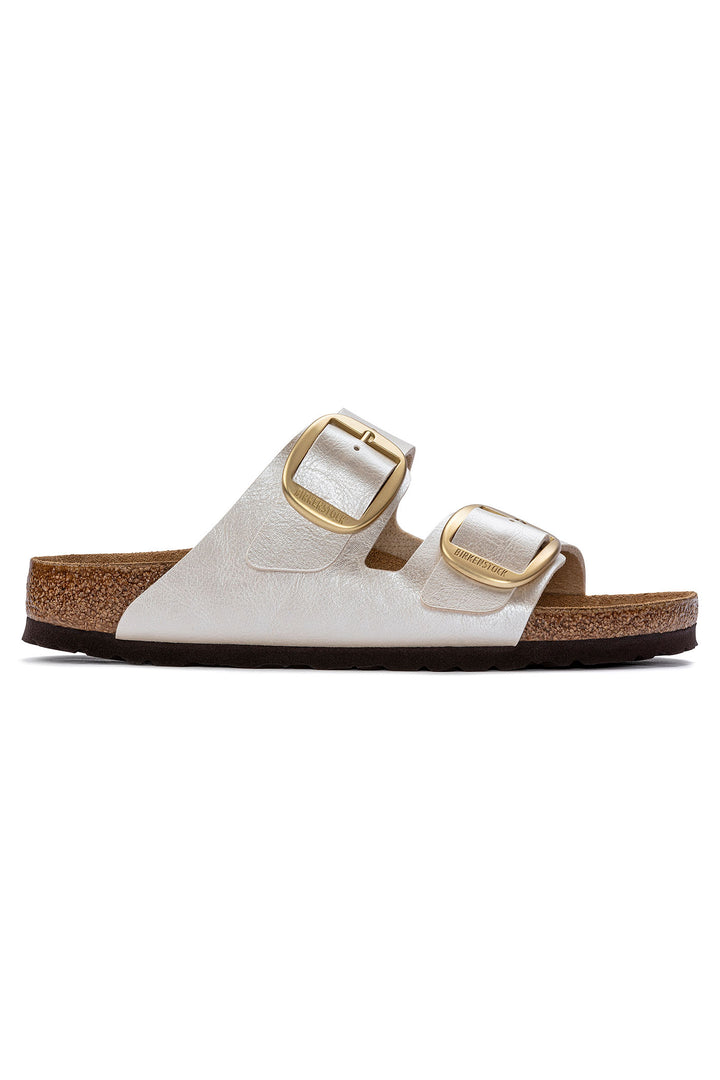 Birkenstock Arizona 1020021 Big Buckle Graceful Pearl White Narrow Fit Sandal - Shirley Allum Boutique