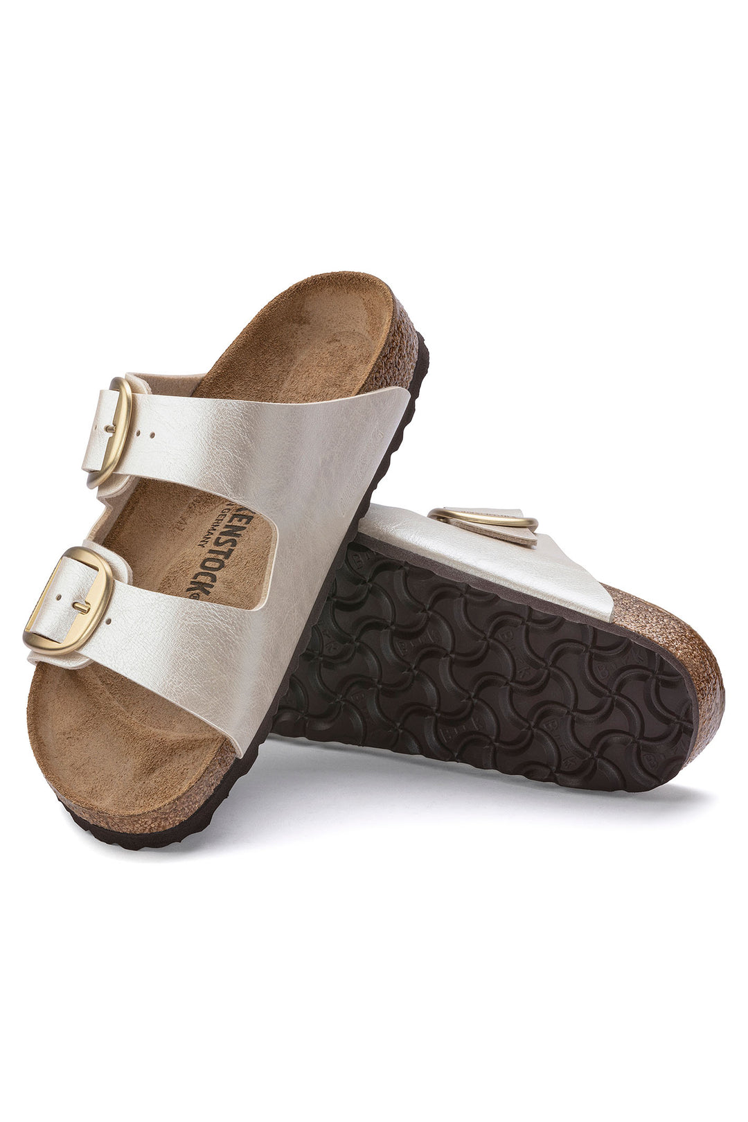 Birkenstock Arizona 1020021 Big Buckle Graceful Pearl White Narrow Fit Sandal - Shirley Allum Boutique