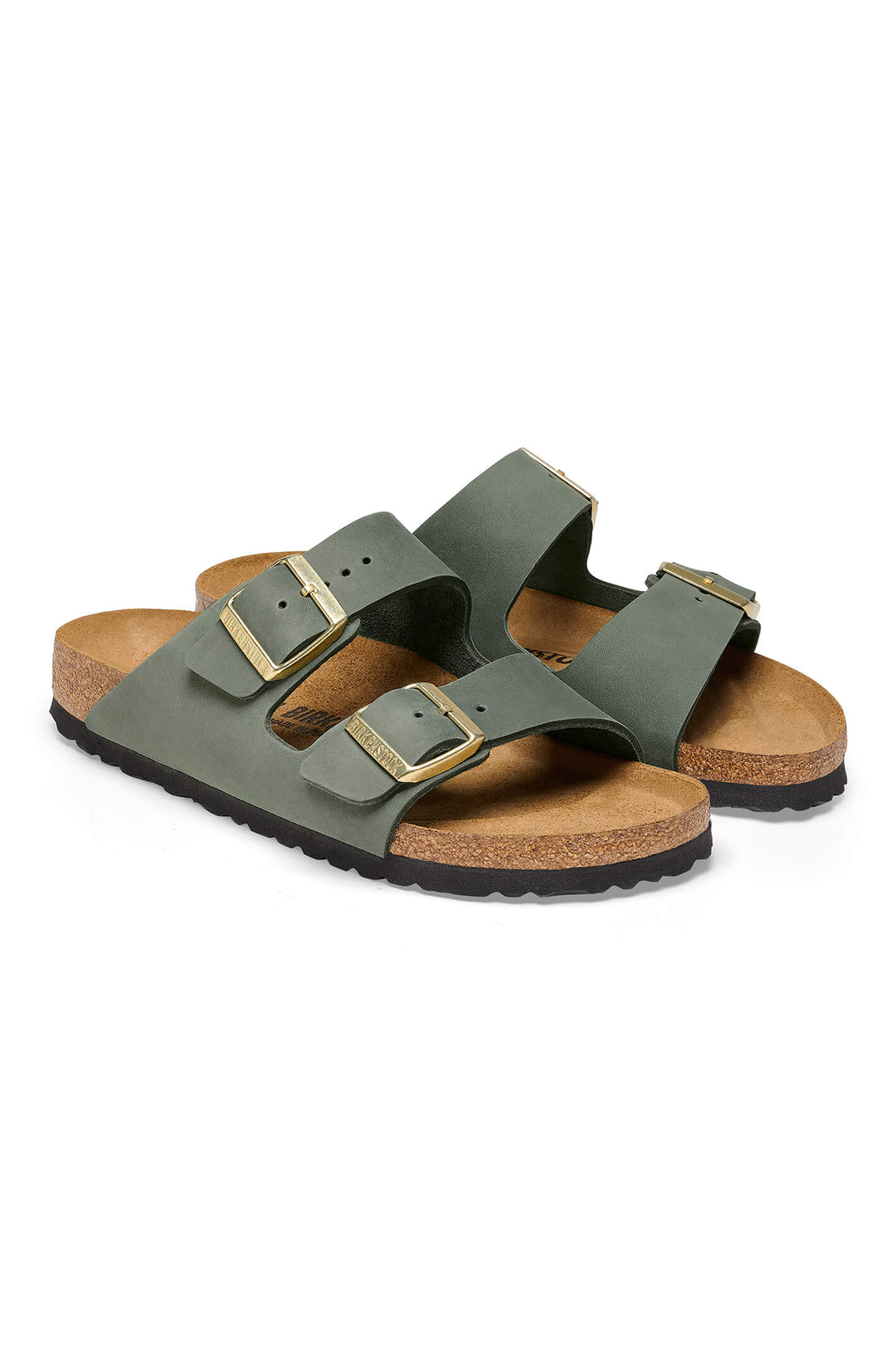 Birkenstock Arizona 1025762 Nubuck Leather Thyme Narrow Fit Sandal - Shirley Allum Boutique