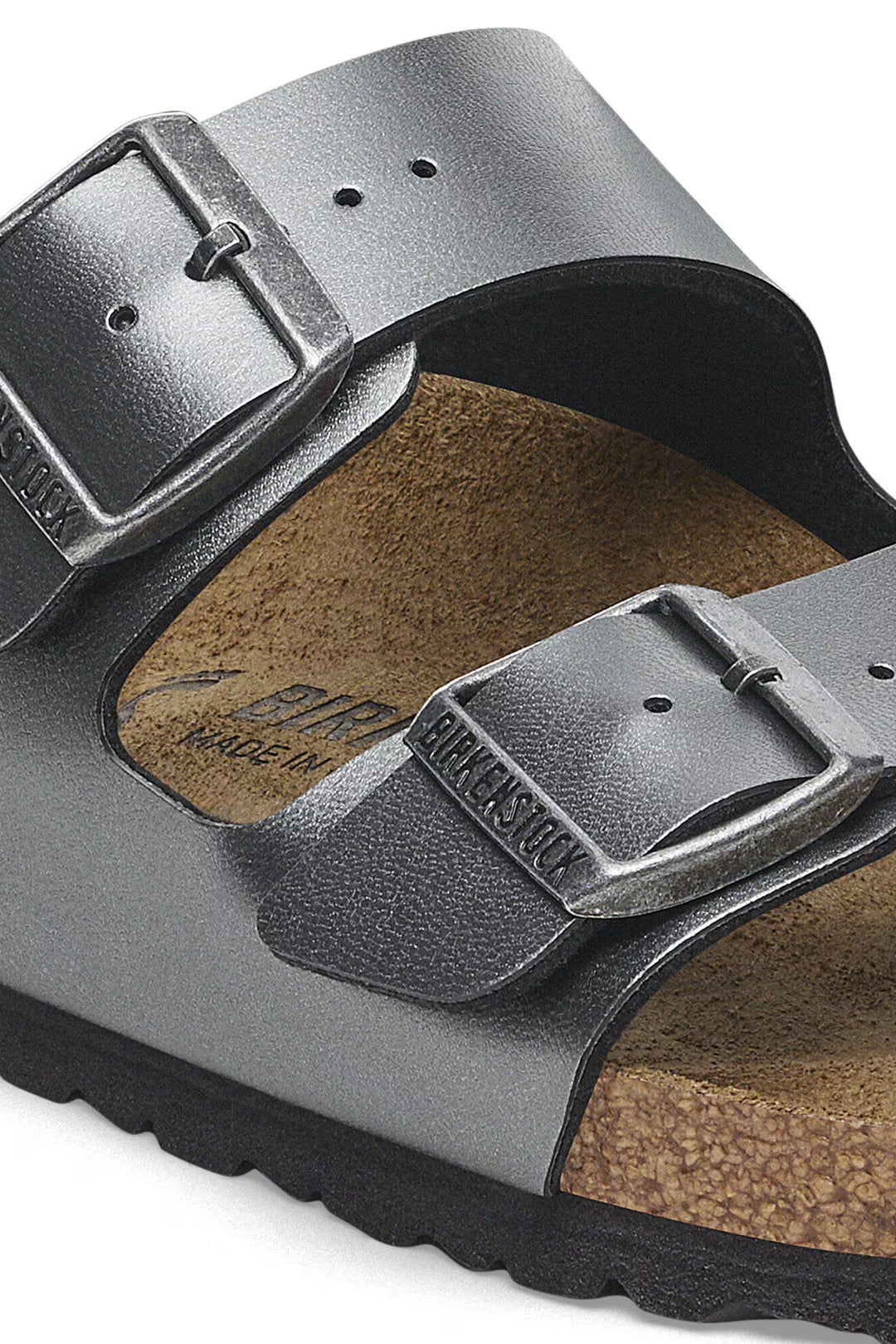 Birkenstock Arizona 1029224 Black Metallic Narrow Fit Sandal