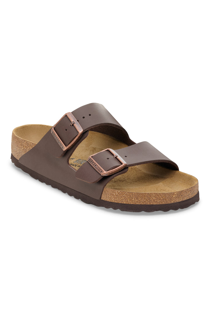 Birkenstock Arizona 51701 Dark Brown Regular Fit Leather Sandals