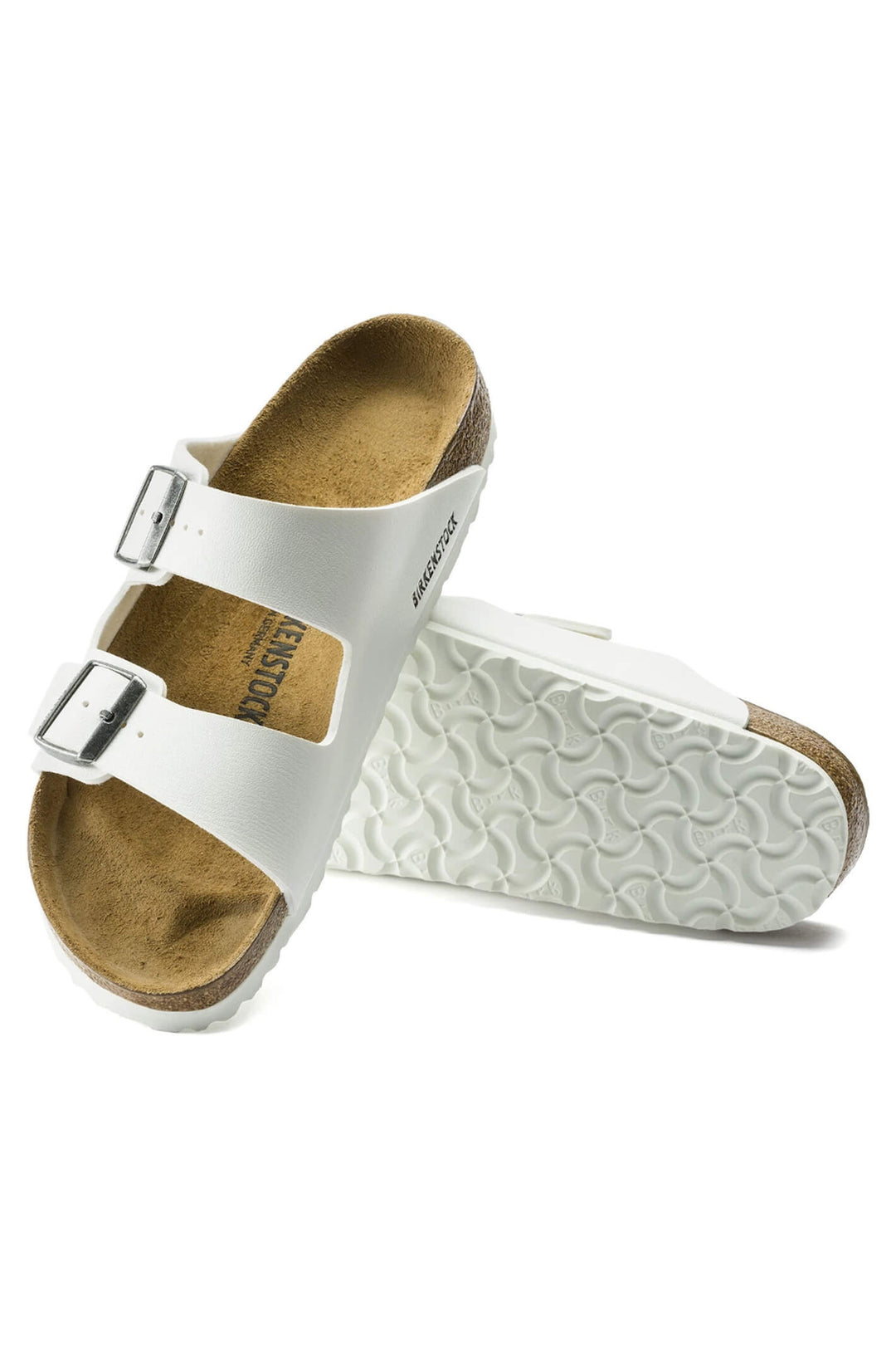 Birkenstock Arizona 552683 White Narrow Fit Sandal - Shirley Allum Boutique