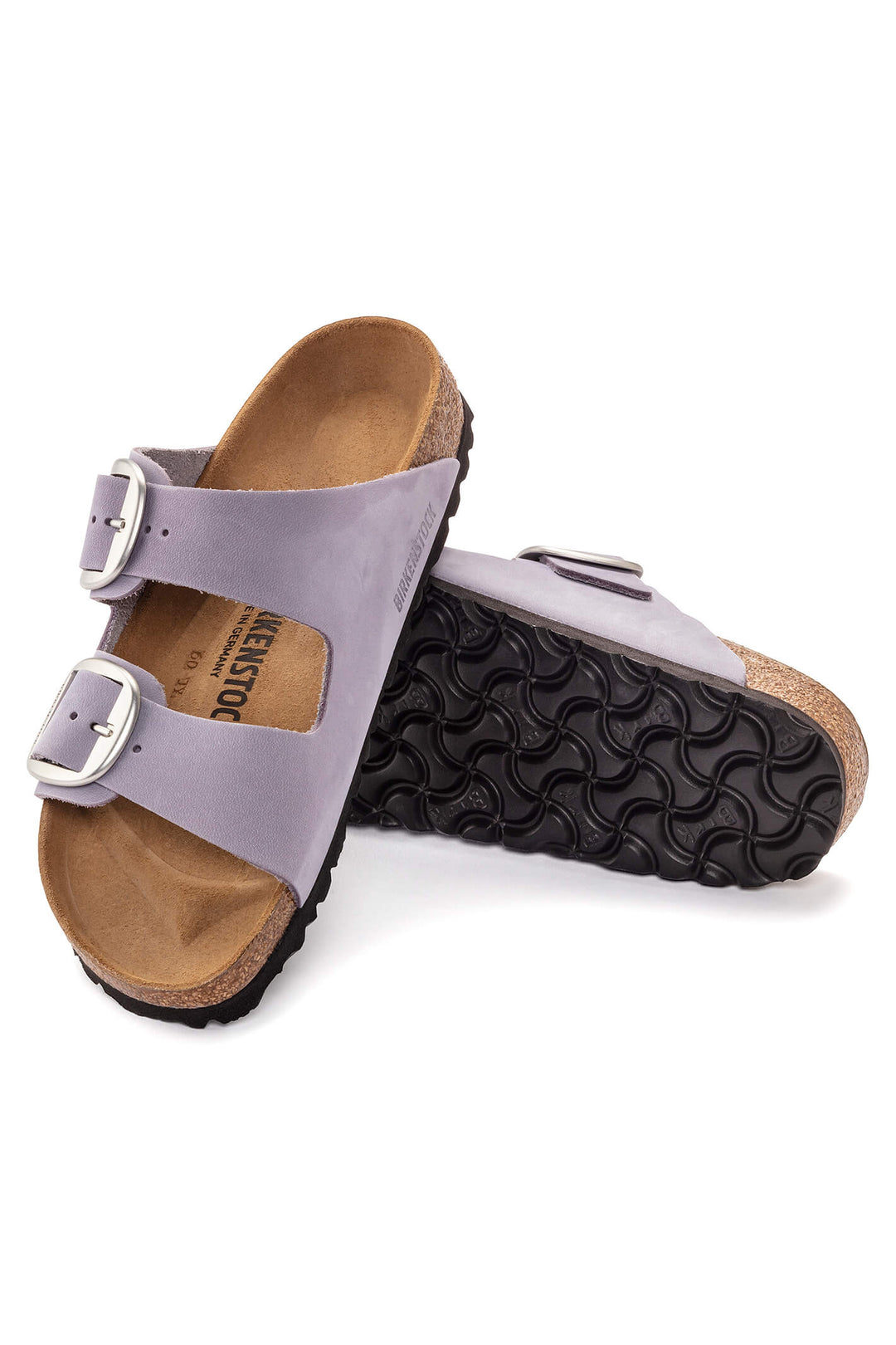 Birkenstock Arizona Big Buckle 1024090 Nubuck Purple Fog Regular Fit Sandal - Shirley Allum Boutique