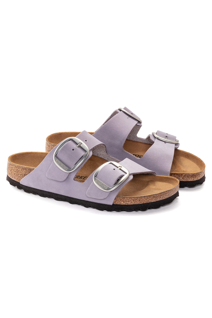 Birkenstock Arizona Big Buckle 1024090 Nubuck Purple Fog Regular Fit Sandal - Shirley Allum Boutique