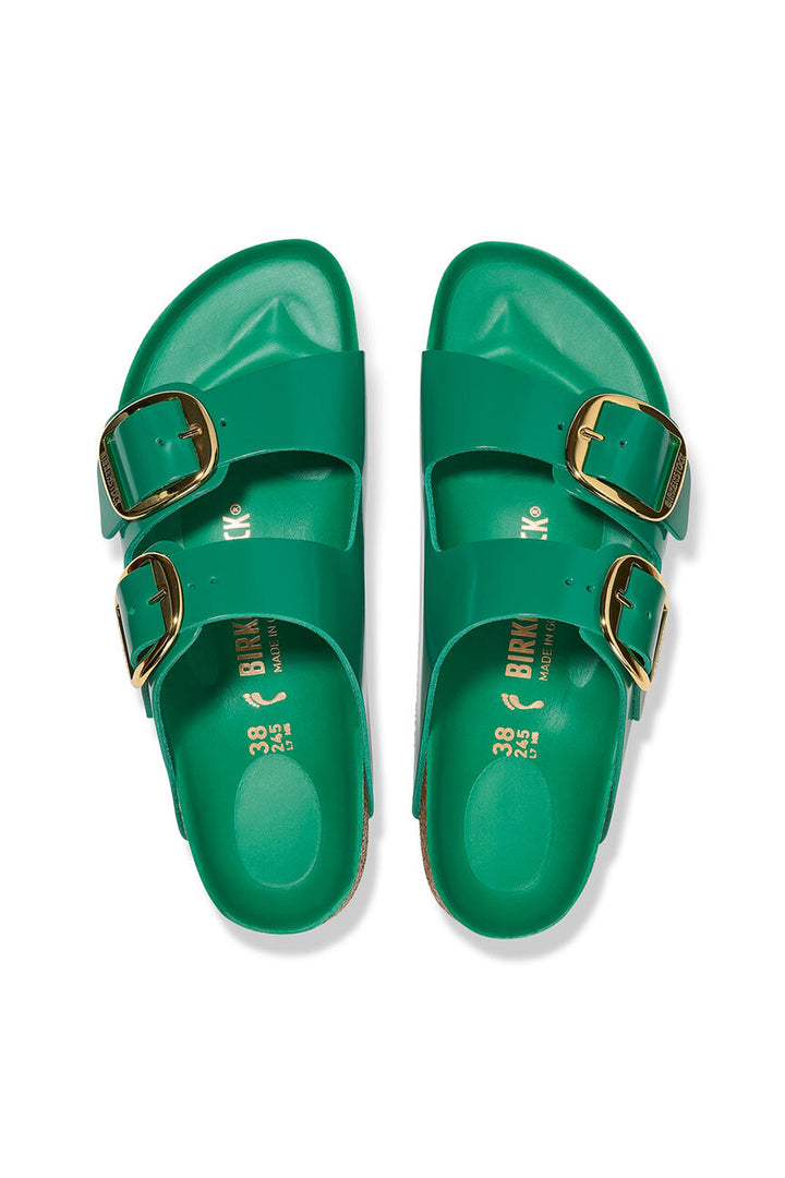 Birkenstock Arizona Big Buckle Sandal High-Shine Digital Green Narrow Fit 1025383 - Shirley Allum Boutique