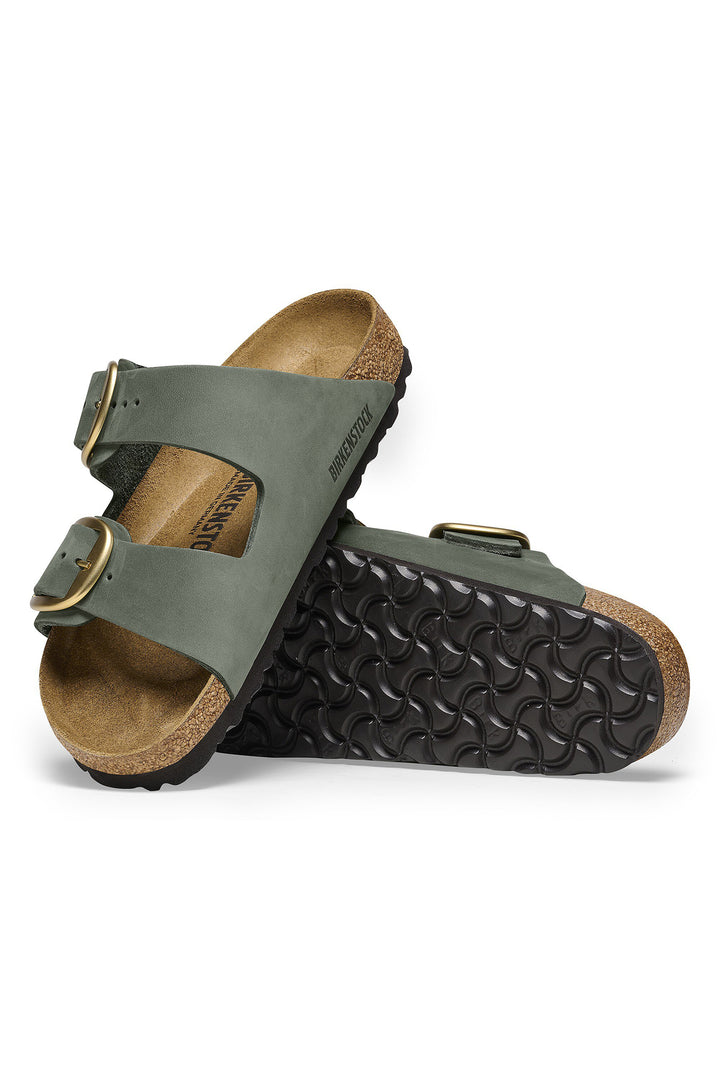 Birkenstock Arizona Big Buckle Sandal Thyme Leather Narrow Fit 1025367 - Shirley Allum Boutique