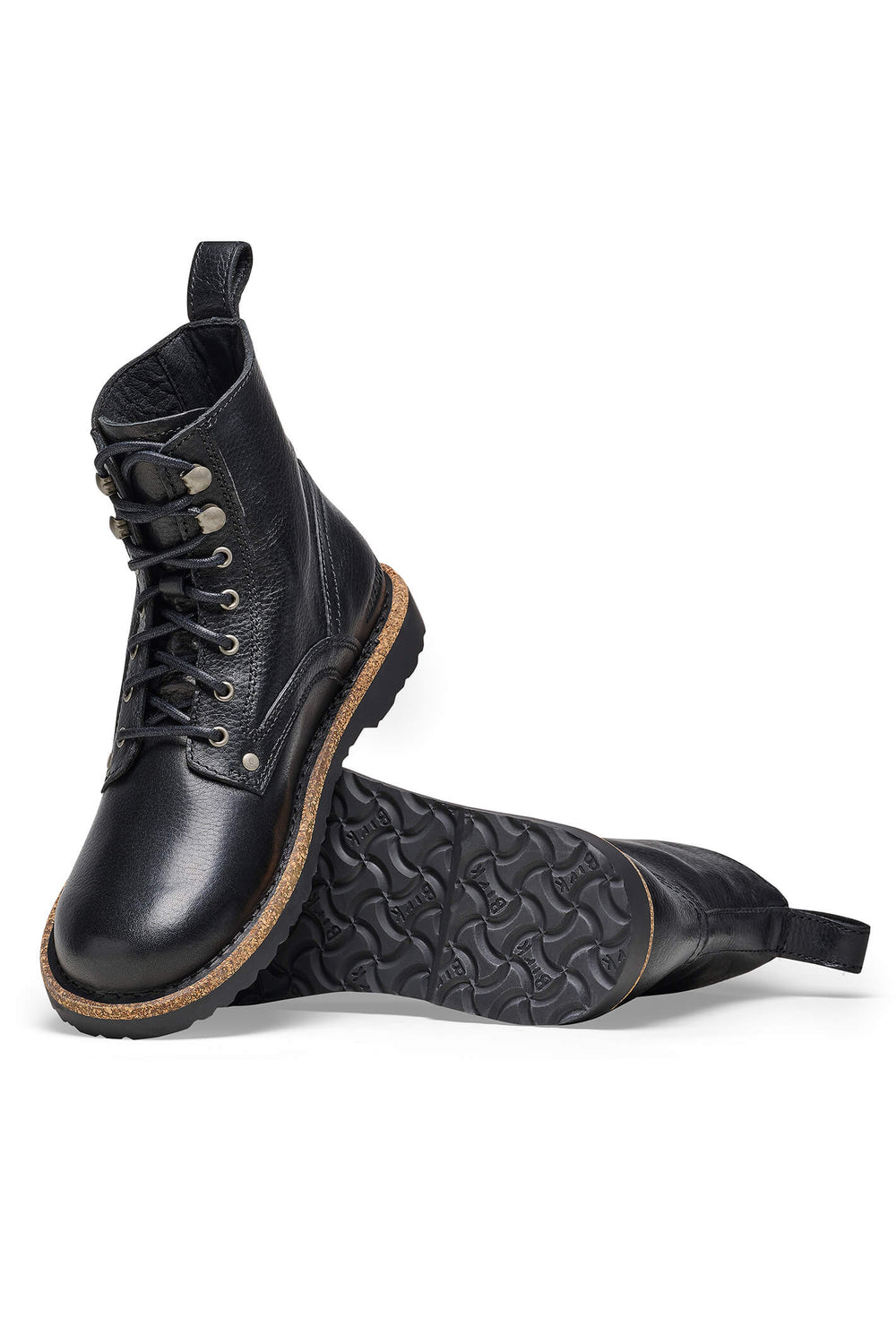 Birkenstock Bryson 1025189 Natural Leather Black Regular Fit Boots - Shirley Allum Boutique
