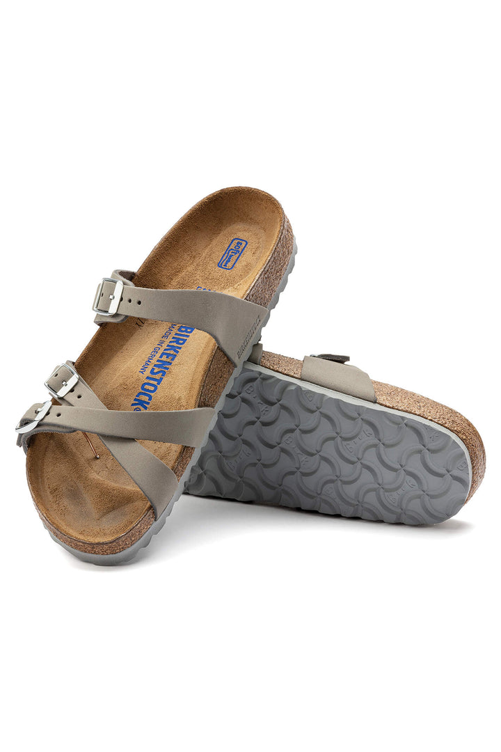 Birkenstock Franca 1023375 Nubuck Dove Grey Sandal - Shirley Allum Boutique