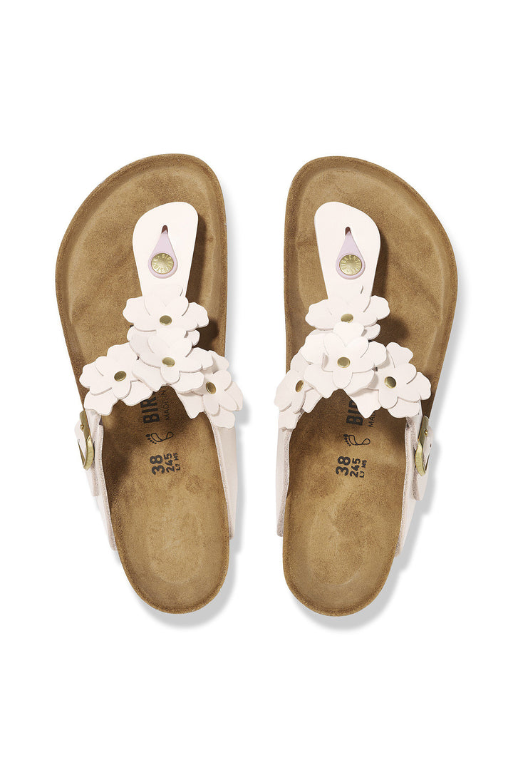 Birkenstock Gizeh Flower Embellishment Sandal Light Rose Regular Fit 1029287 - Shirley Allum Boutique