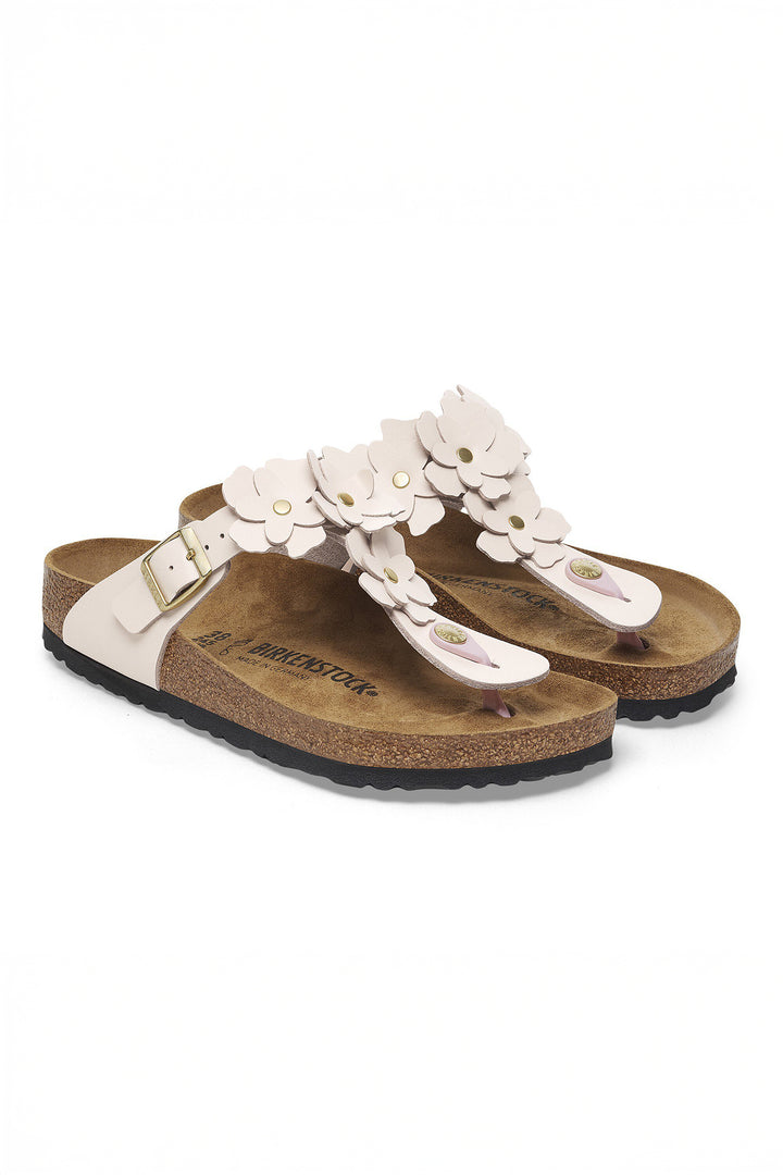 Birkenstock Gizeh Flower Embellishment Sandal Light Rose Regular Fit 1029287 - Shirley Allum Boutique