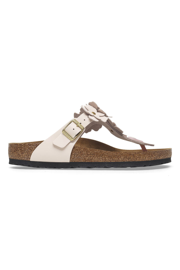 Birkenstock Gizeh Flower Embellishment Sandal Light Rose Regular Fit 1029287 - Shirley Allum Boutique