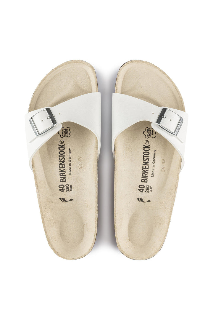 Birkenstock Madrid Sandal White Regular Fit 0040731 - Shirley Allum Boutique