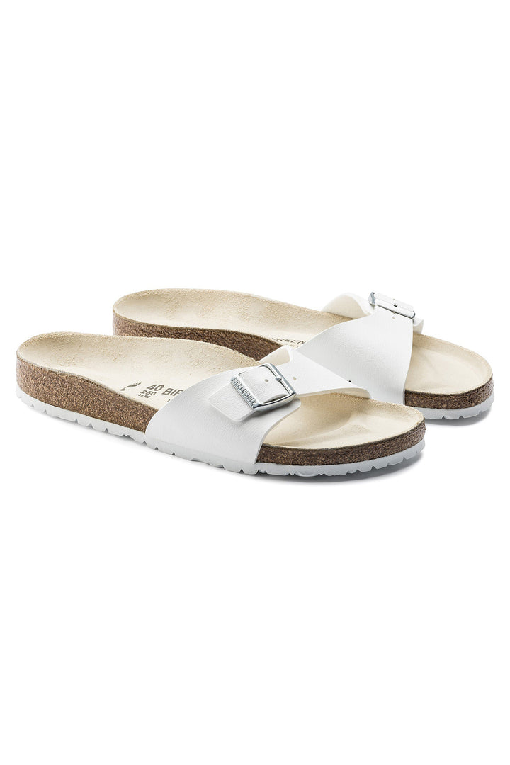 Birkenstock Madrid Sandal White Regular Fit 0040731 - Shirley Allum Boutique