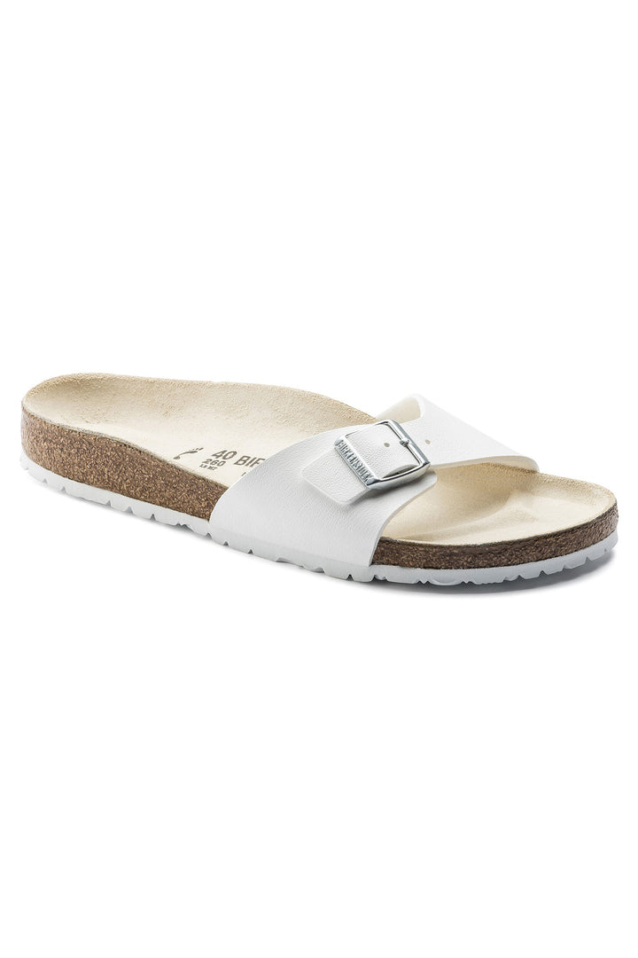 Birkenstock Madrid Sandal White Regular Fit 0040731 - Shirley Allum Boutique