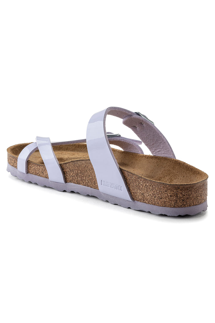 Birkenstock Mayari 1021441 Patent Purple Fog Regular Fit Sandal - Shirley Allum Boutique