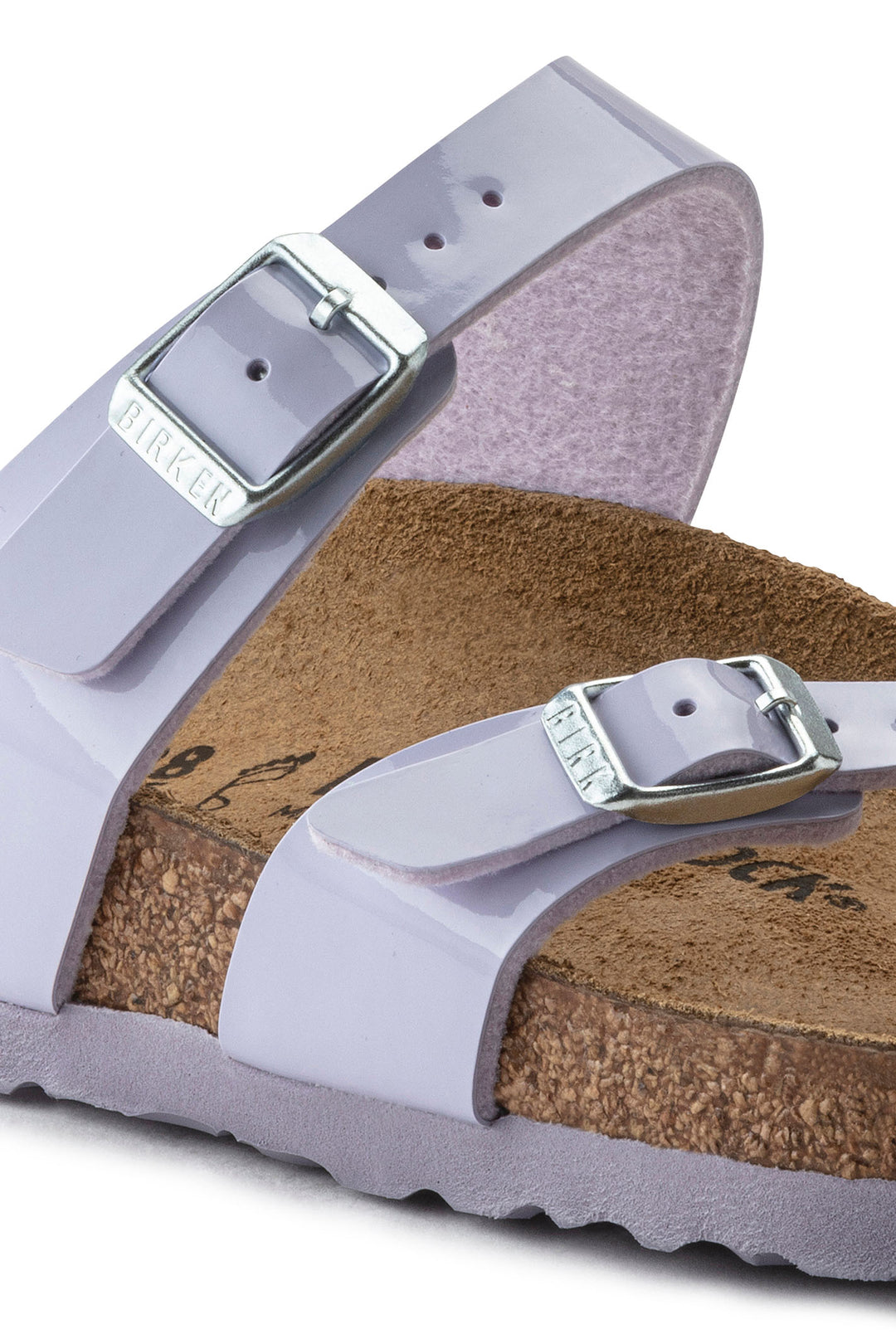 Birkenstock Mayari 1021441 Patent Purple Fog Regular Fit Sandal - Shirley Allum Boutique