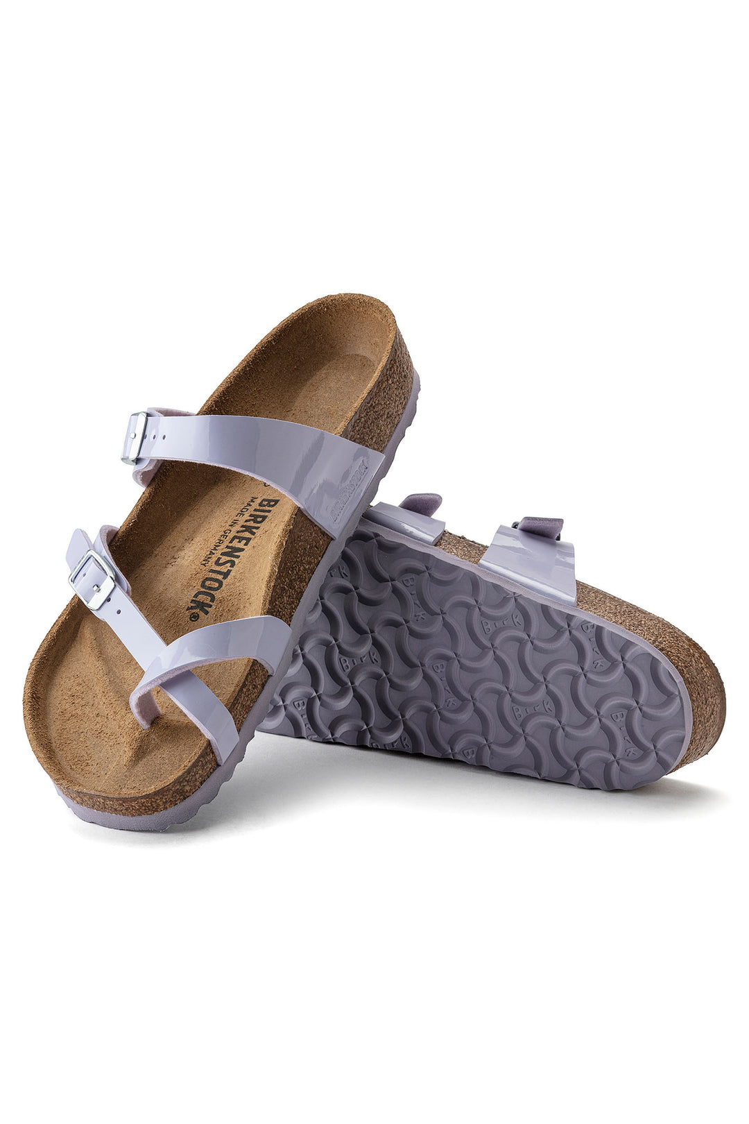 Birkenstock Mayari 1021441 Patent Purple Fog Regular Fit Sandal - Shirley Allum Boutique