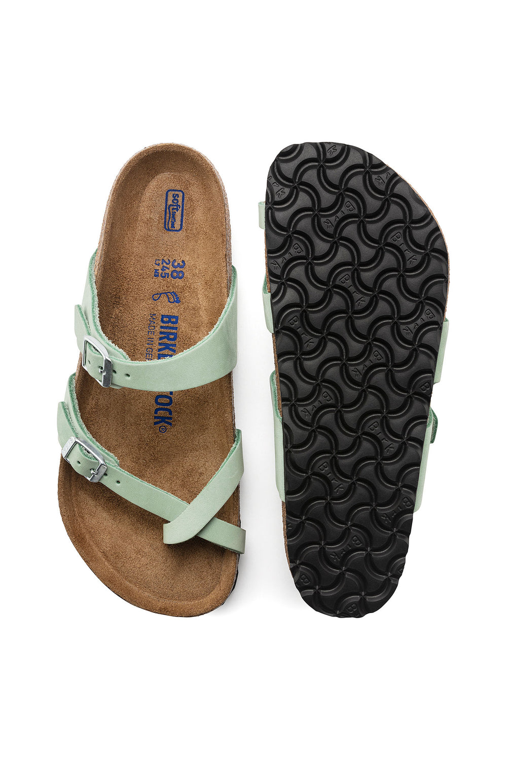 Birkenstock Mayari 1024072 Matcha SFB Nubuck Narrow Fit Sandal - Shirley Allum Boutique