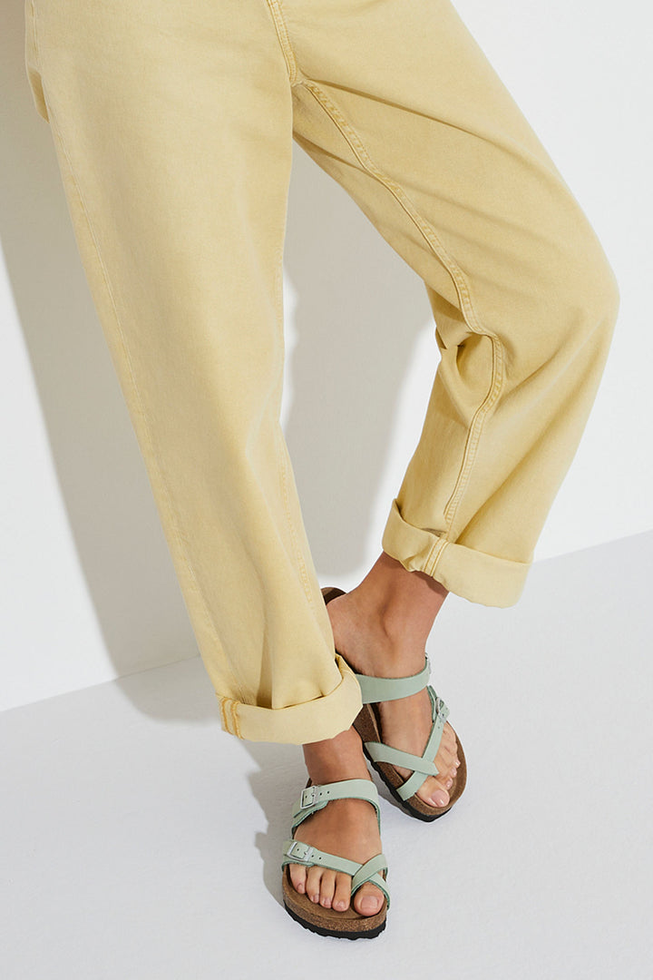 Birkenstock Mayari 1024072 Matcha SFB Nubuck Narrow Fit Sandal - Shirley Allum Boutique