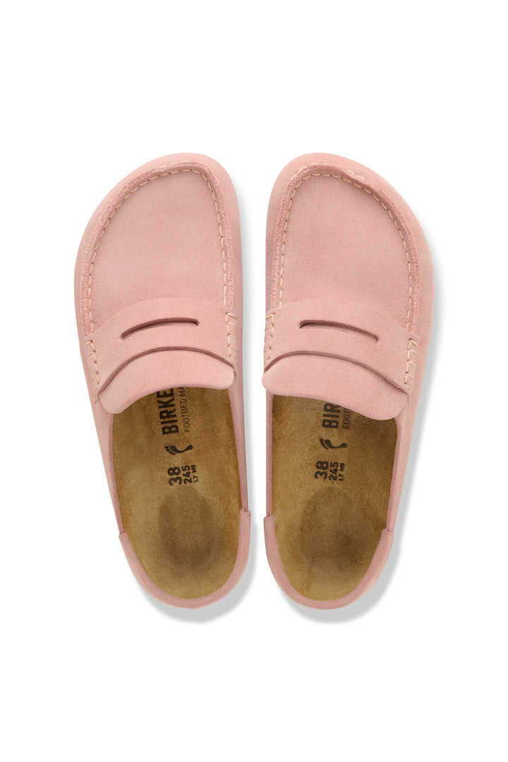 Birkenstock Naples Wrapped 1031683 Pink Clay Suede Narrow Fit Clog