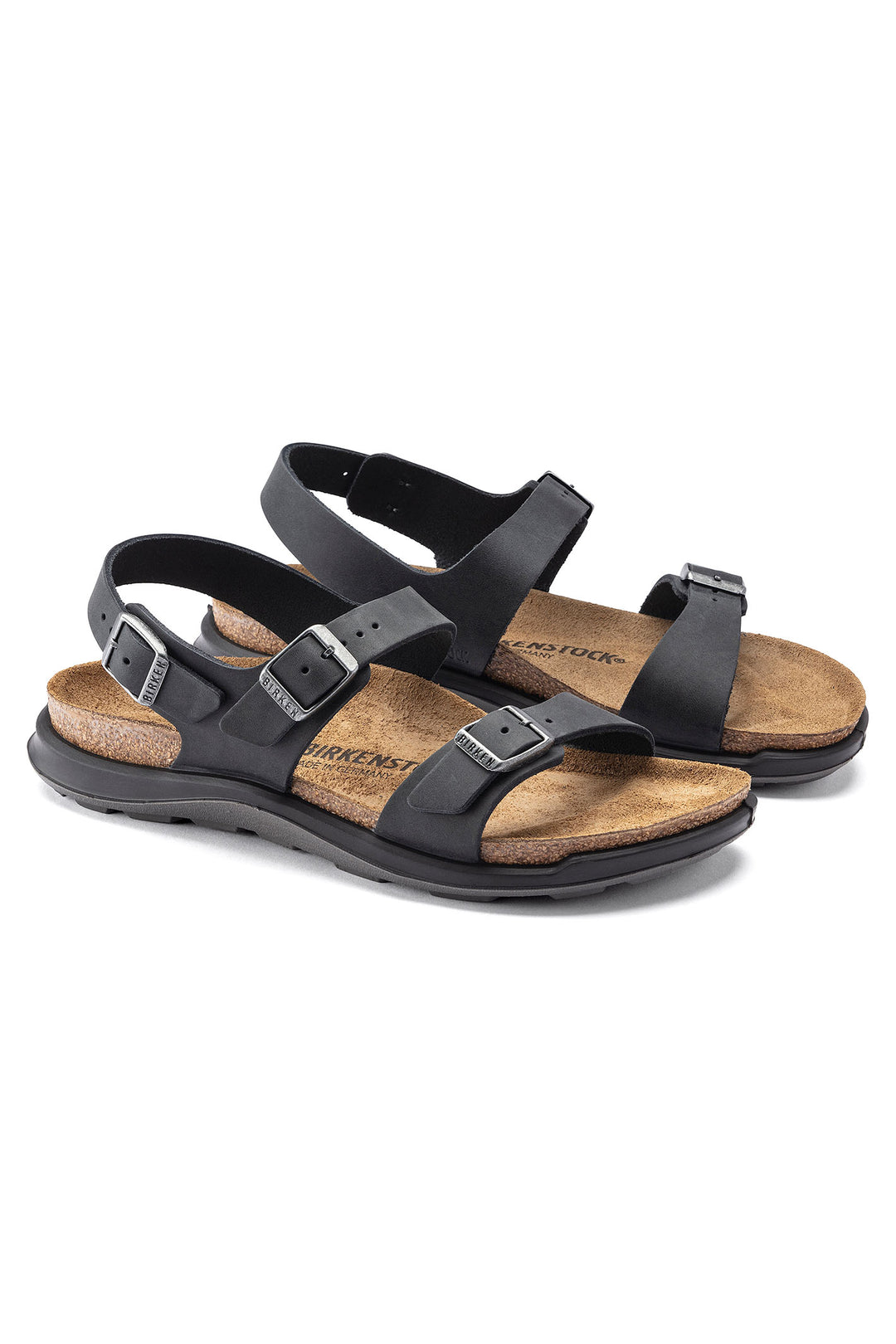 Birkenstock Sonora 1022340 Black Oiled Leather Regular Fit Sandal - Shirley Allum Boutique