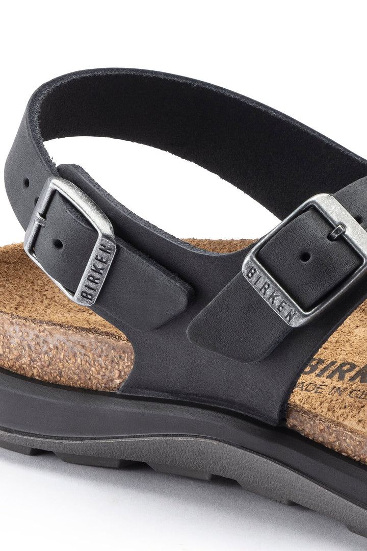 Birkenstock Sonora 1022340 Black Oiled Leather Regular Fit Sandal - Shirley Allum Boutique