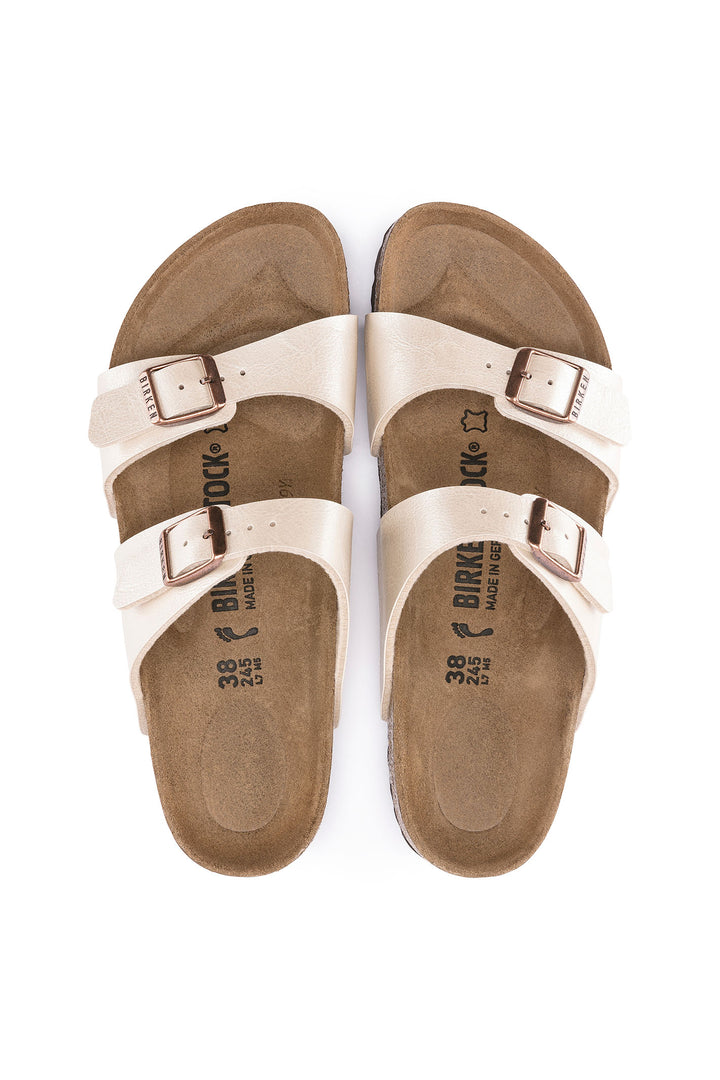 Birkenstock Sydney 1016171 Graceful Pearl White Birko-Flor Narrow Fit Sandal - Shirley Allum Boutique