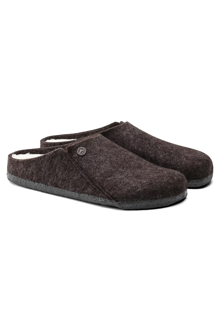 Birkenstock Zermatt 1016570 Mocha Shearling Felt Regular Fit Slipper