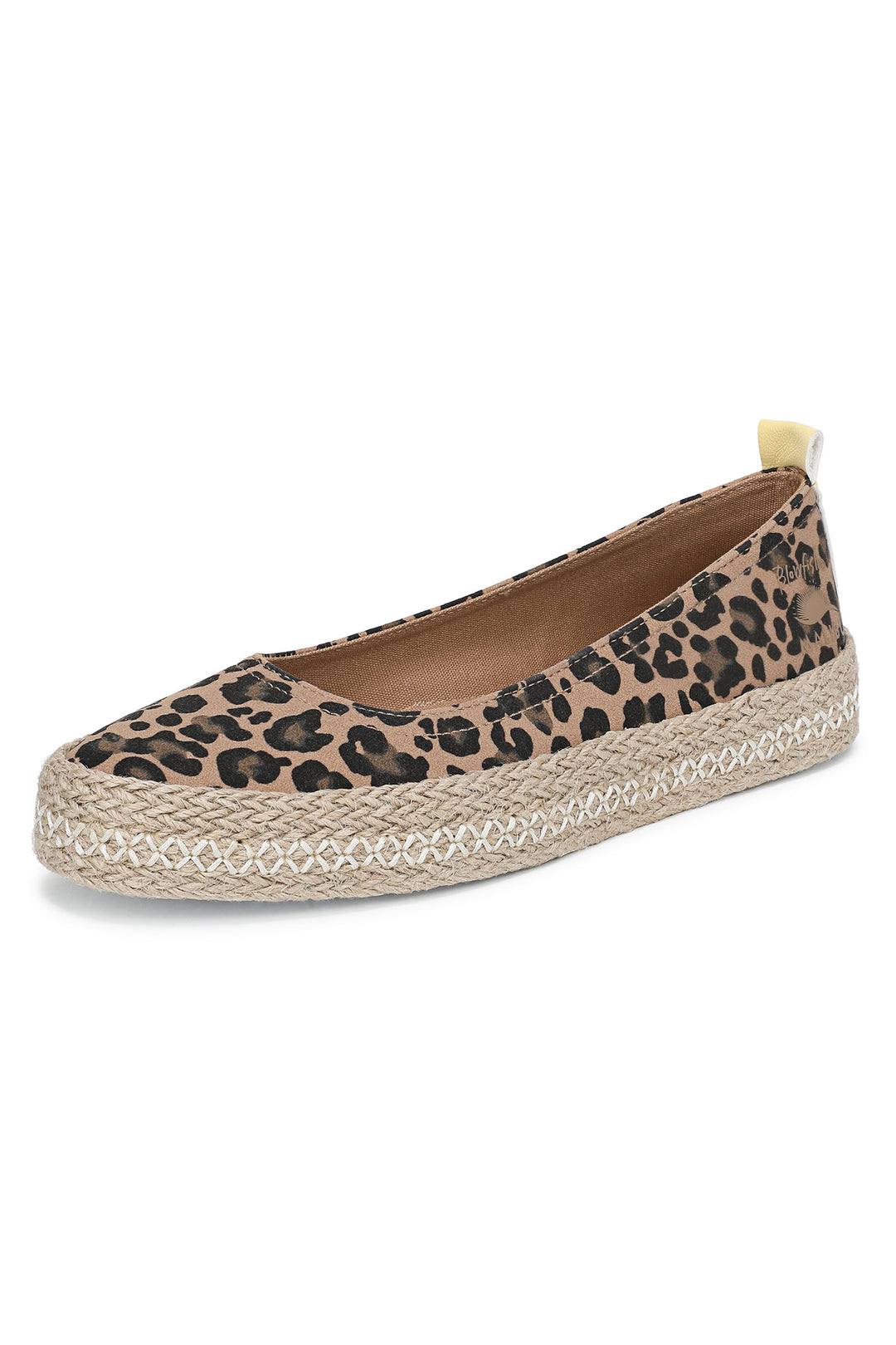 Blowfish Benita J8010F5200 Warm Taupe Animal Print Canvas Shoes