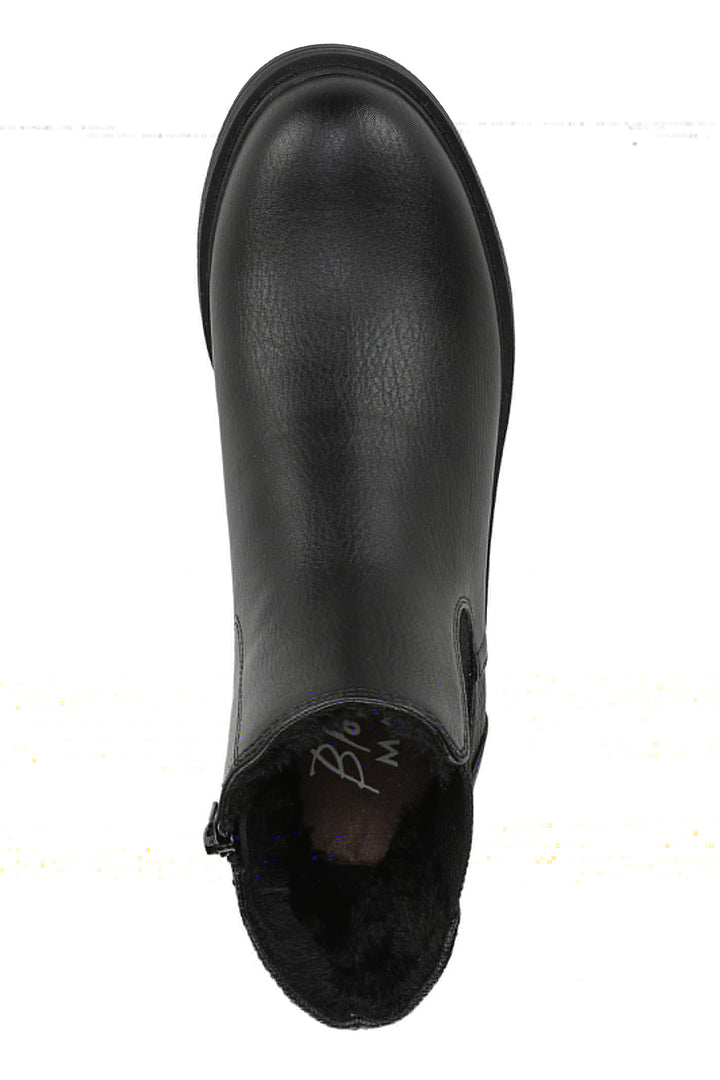 Blowfish Kali Cosy J6770S 001 Black Faux Leather Ankle Boots