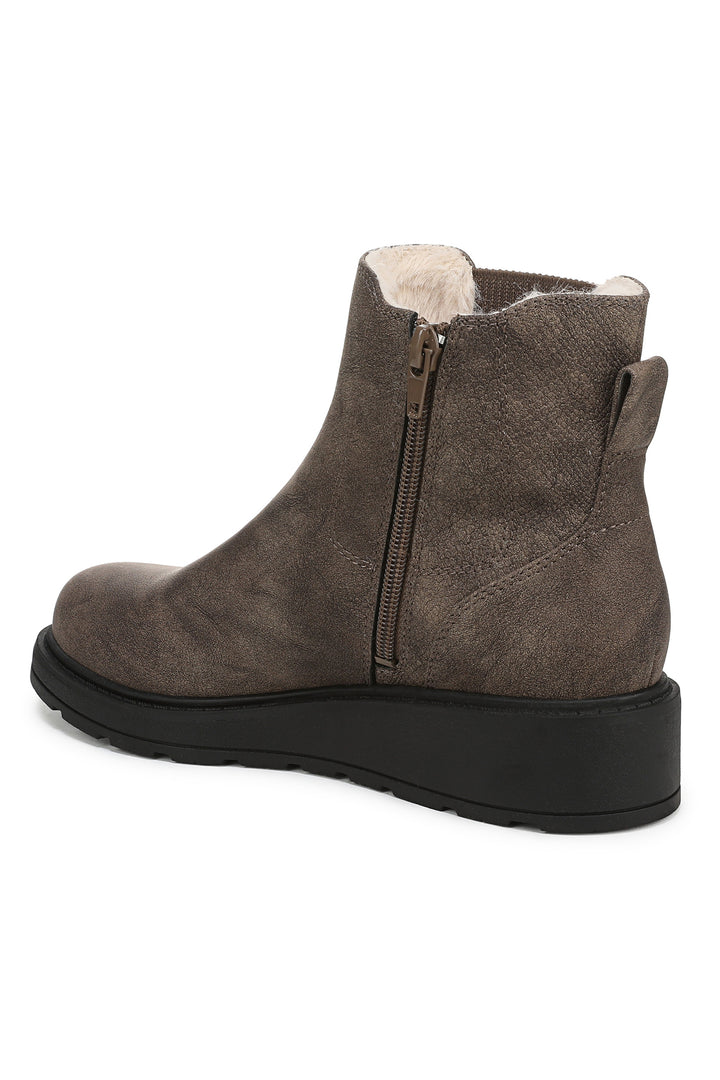 Blowfish Kali Cosy J6770S 200 Dark Brown Faux Leather Ankle Boots