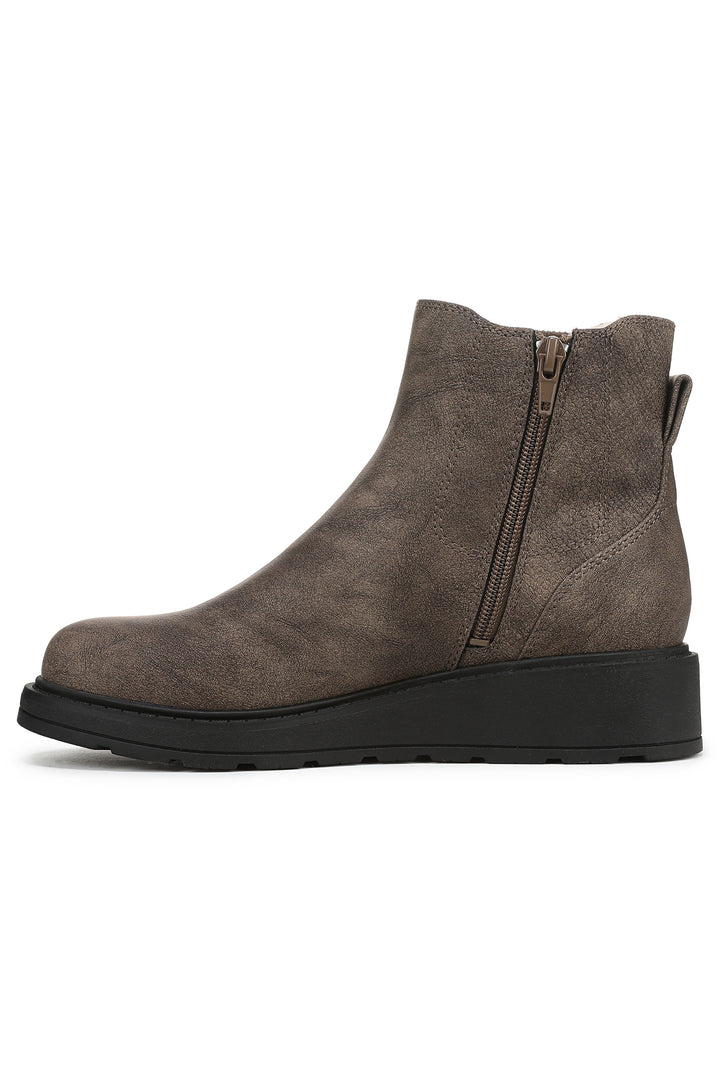 Blowfish Kali Cosy J6770S 200 Dark Brown Faux Leather Ankle Boots