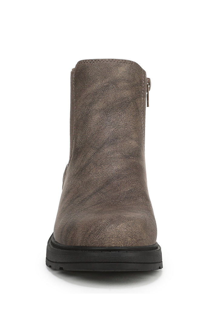 Blowfish Kali Cosy J6770S 200 Dark Brown Faux Leather Ankle Boots