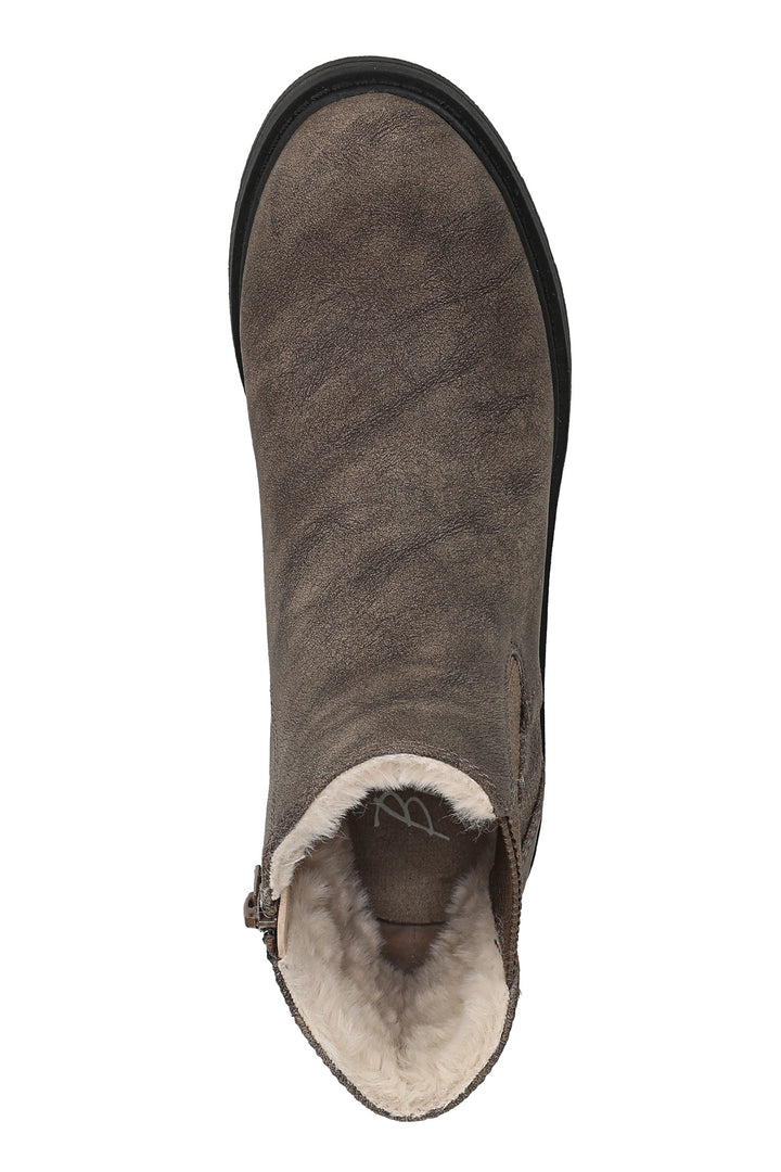 Blowfish Kali Cosy J6770S 200 Dark Brown Faux Leather Ankle Boots