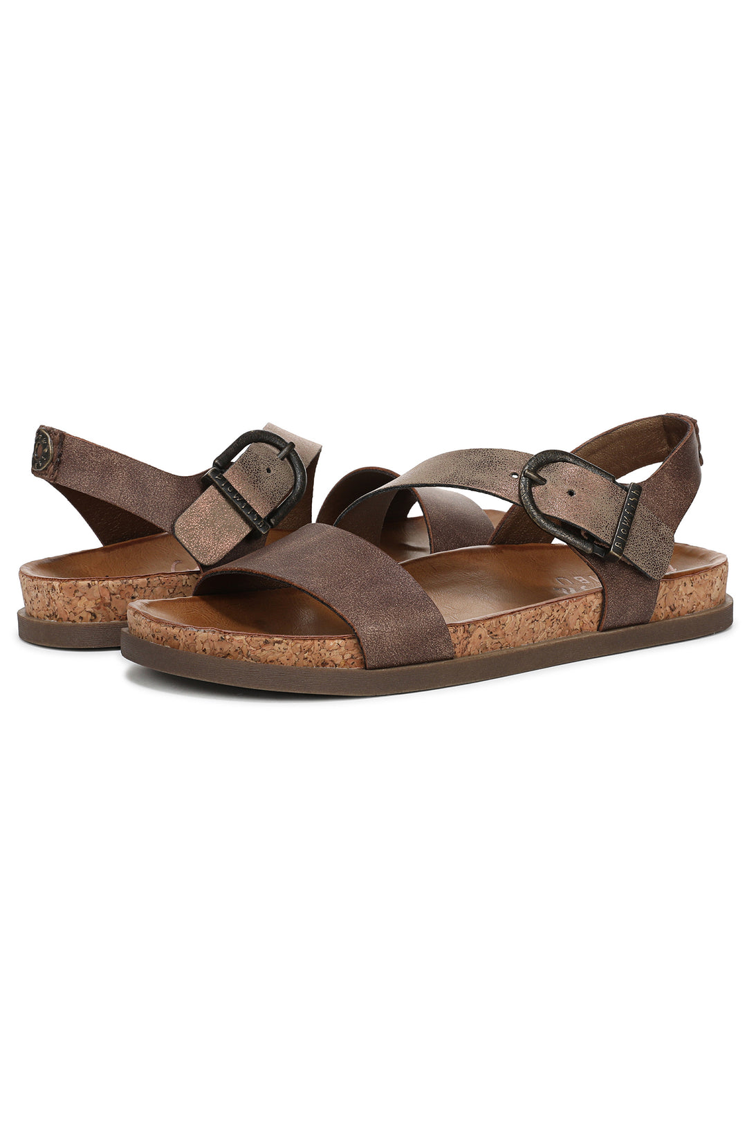 Blowfish Lance J3441S2200 Walnut Brown Penny Vegan Sandal