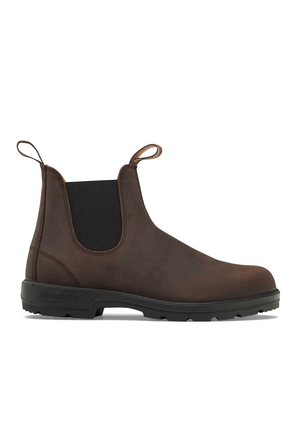 Brown Chelsea boot on a white background
