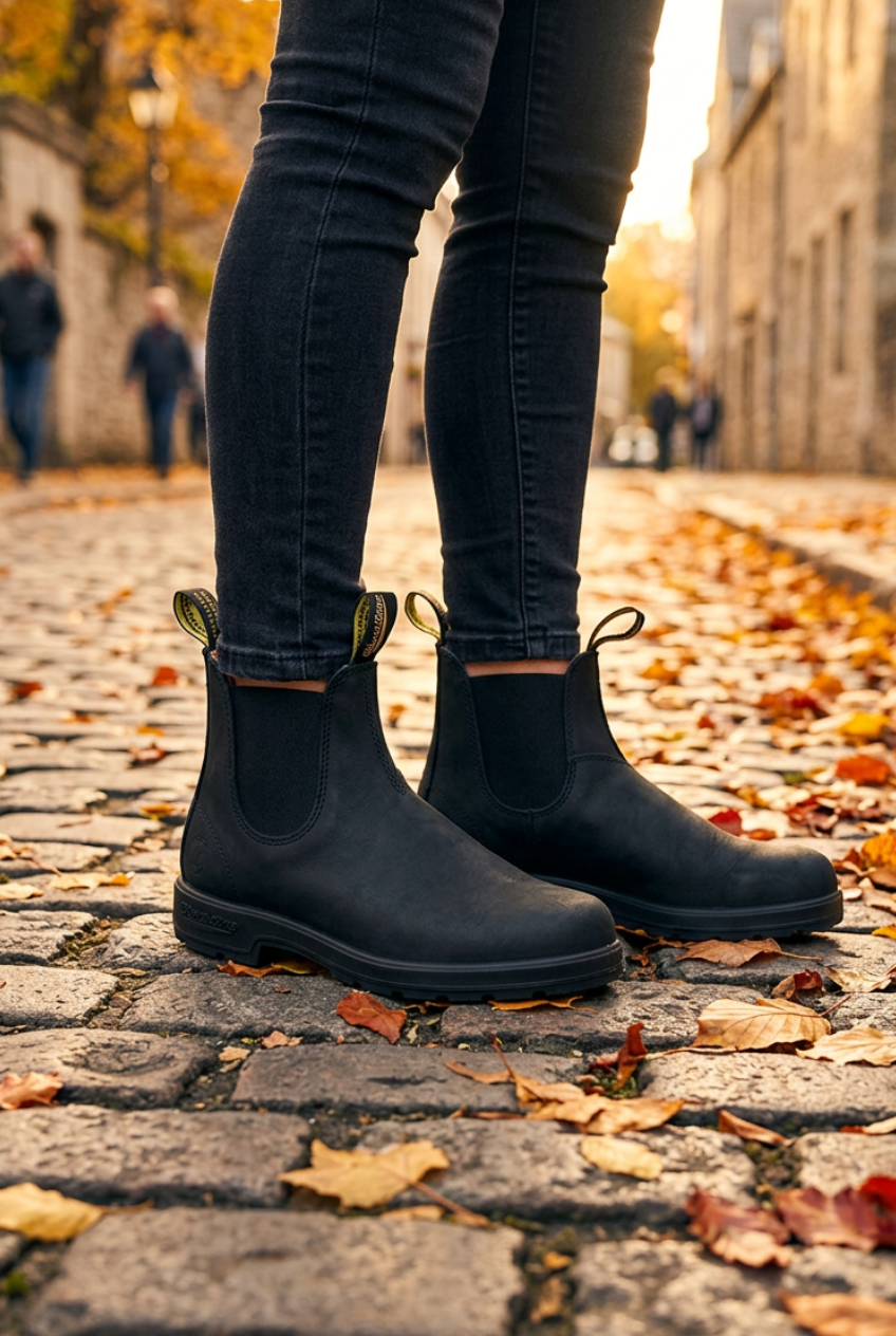 Blundstone Black Net Zero Leather Boot 2646
