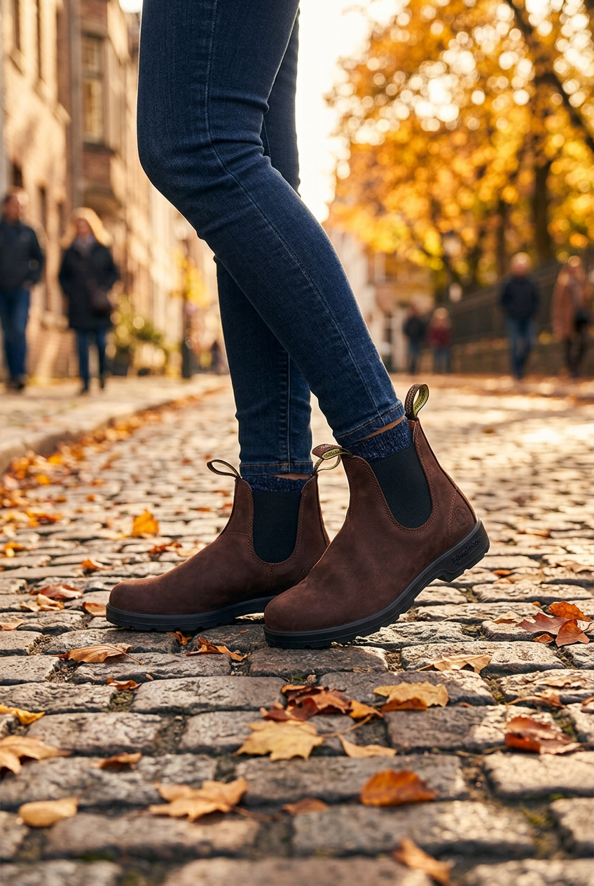 Blundstone Mahogany Brown Net Zero Leather Boot 2647